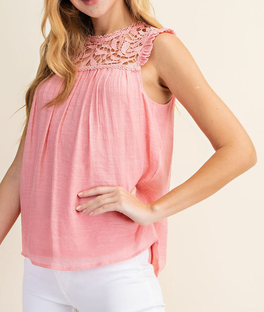 Romaine Lace Top